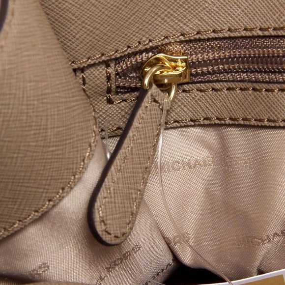 NWT brand new Michael Kors BRIDGETTE MEDIUM EAST WEST TOTE Dunk dark tan - Picture 7 of 10